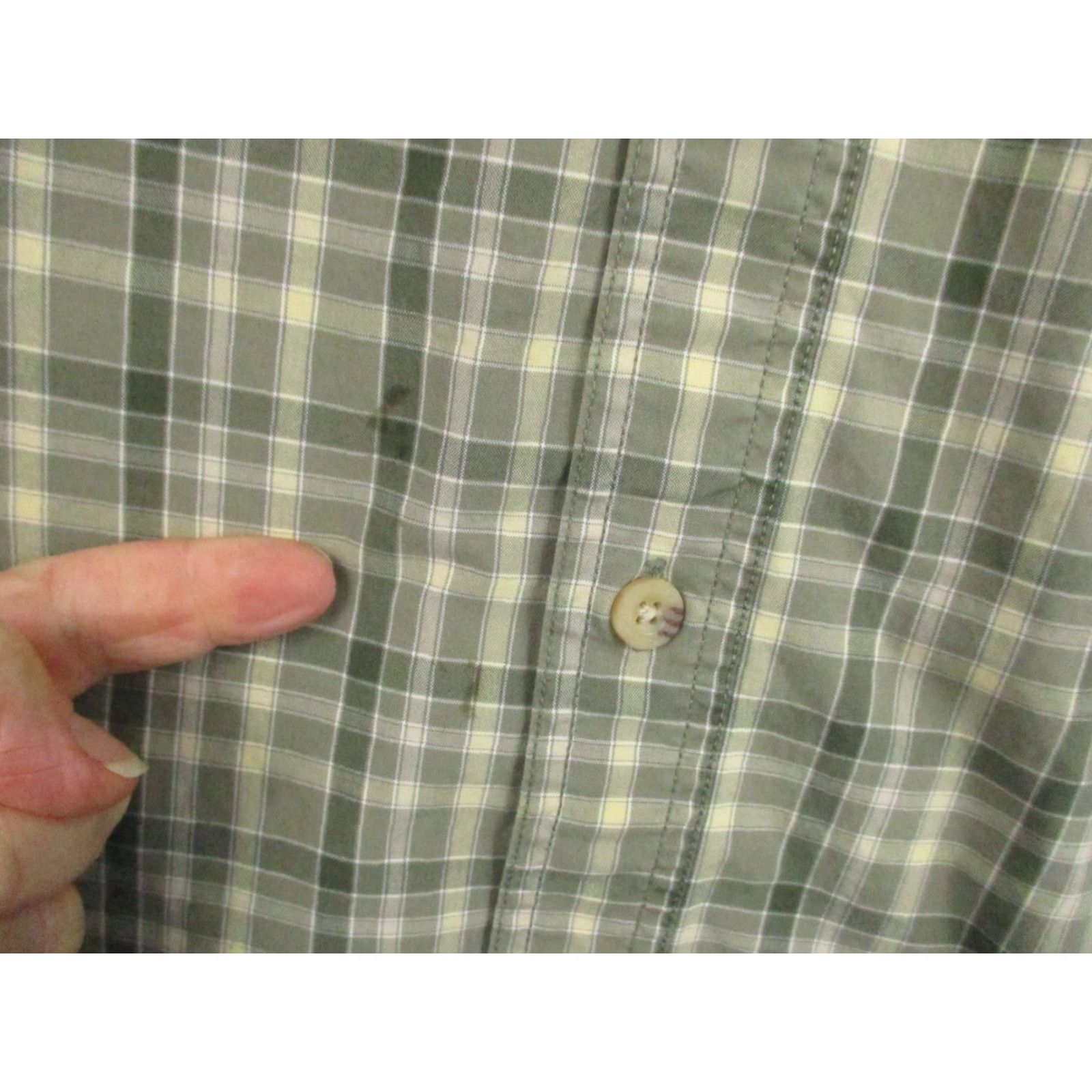 Carhartt Carhartt Shirt Plaid Medium Mens Olive Green Check Pocketed Short Sleeve Size US M / EU 48-50 / 2 - 7 Thumbnail