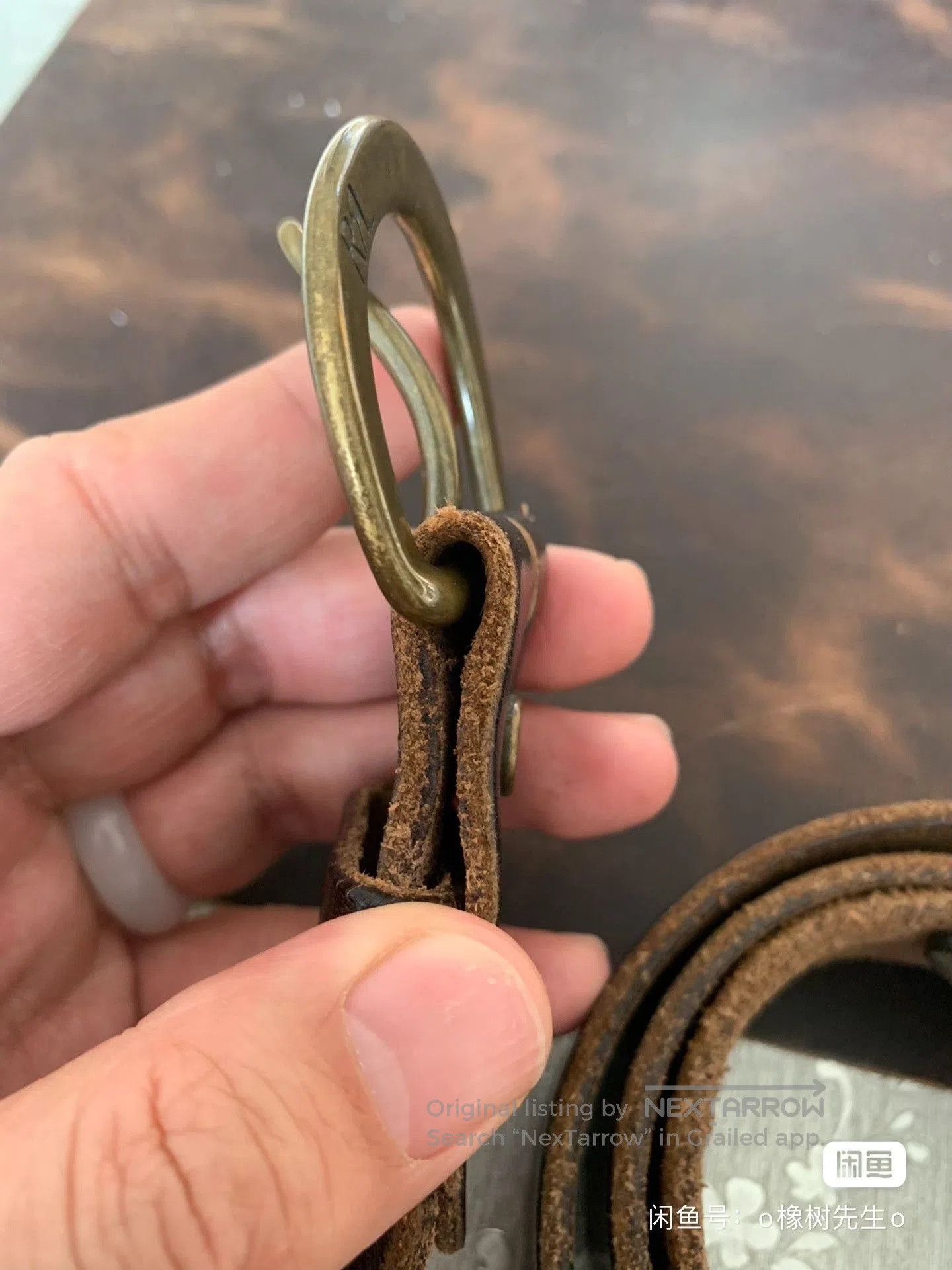 RRL Ralph Lauren RRL Brown Leather Belt. Size ONE SIZE - 3 Thumbnail