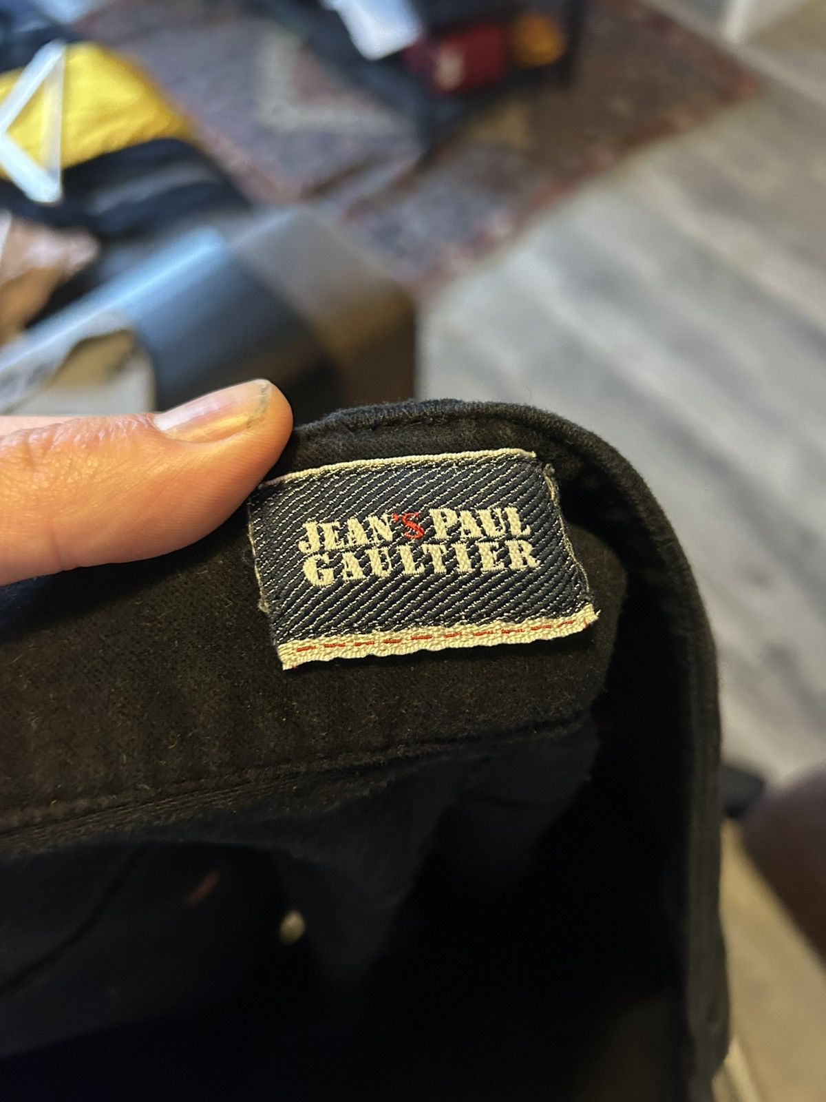 Jean Paul Gaultier Jean Paul Gaultier Black Velvety Pants – Estimated Size 35 Size US 35 - 9 Thumbnail