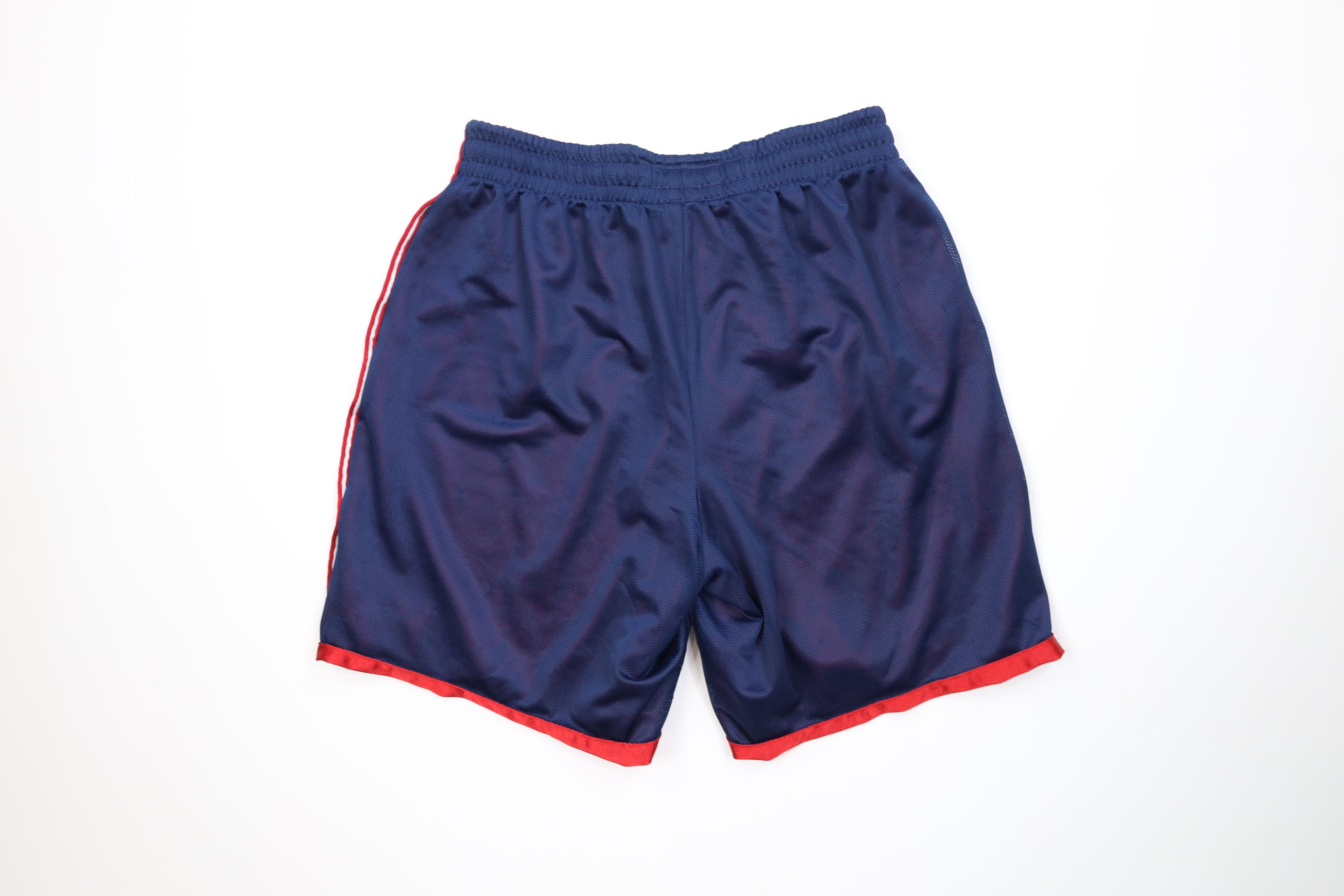 Nike Vintage 90s Y2K Nike Mini Swoosh Reversible Shorts Blue Red Size US 34 / EU 50 - 14 Thumbnail
