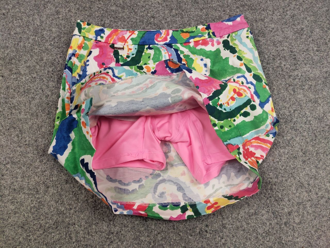 Polo Ralph Lauren Polo golf Ralph Lauren Bright Pattern Mini Skirt with shorts Size 26" / US 2 / IT 38 - 10 Thumbnail
