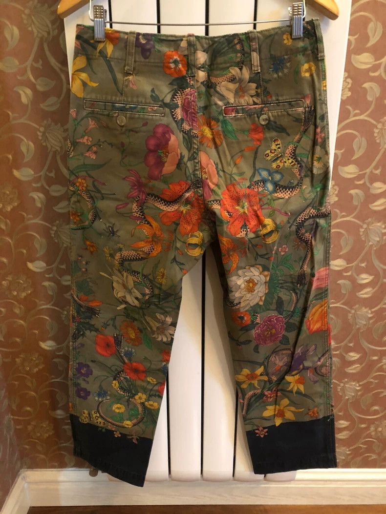 Gucci Gucci Zoo Printed Casual Pants 2501-Nextarrow Size US 31 - 5 Thumbnail