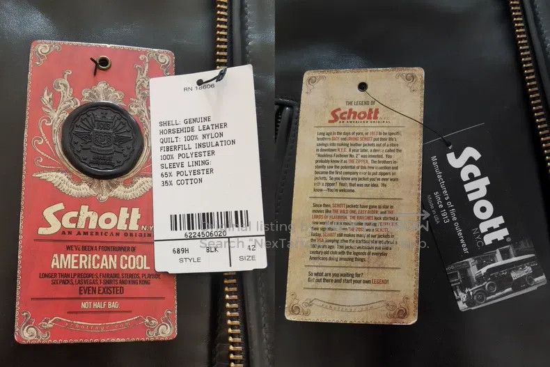 Schott Schott 689H horse fur coat Size US XL / EU 56 / 4 - 3 Thumbnail