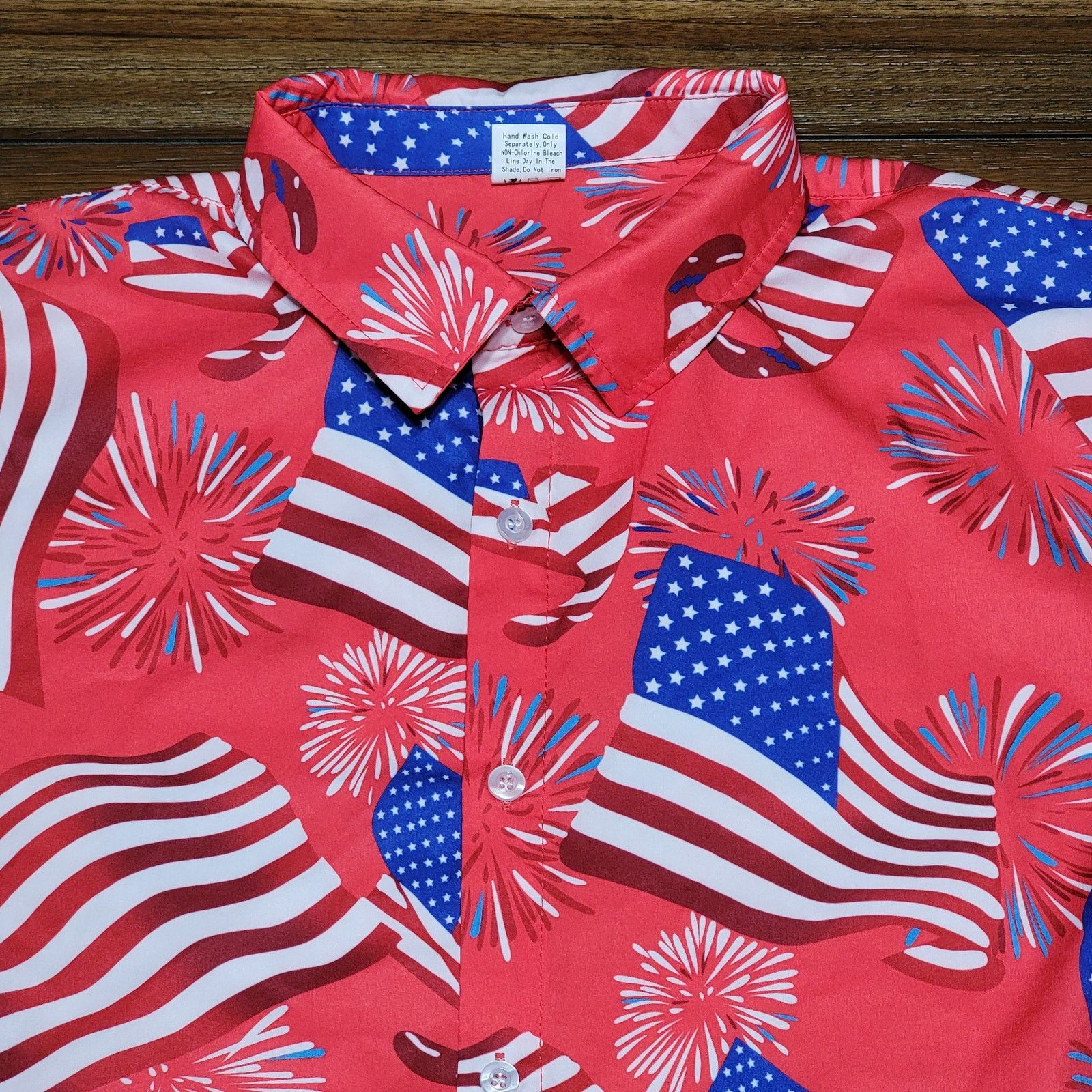 Other Americana Celebration Button Up Unisex Shirt - Size Large Size US L / EU 52-54 / 3 - 2 Thumbnail