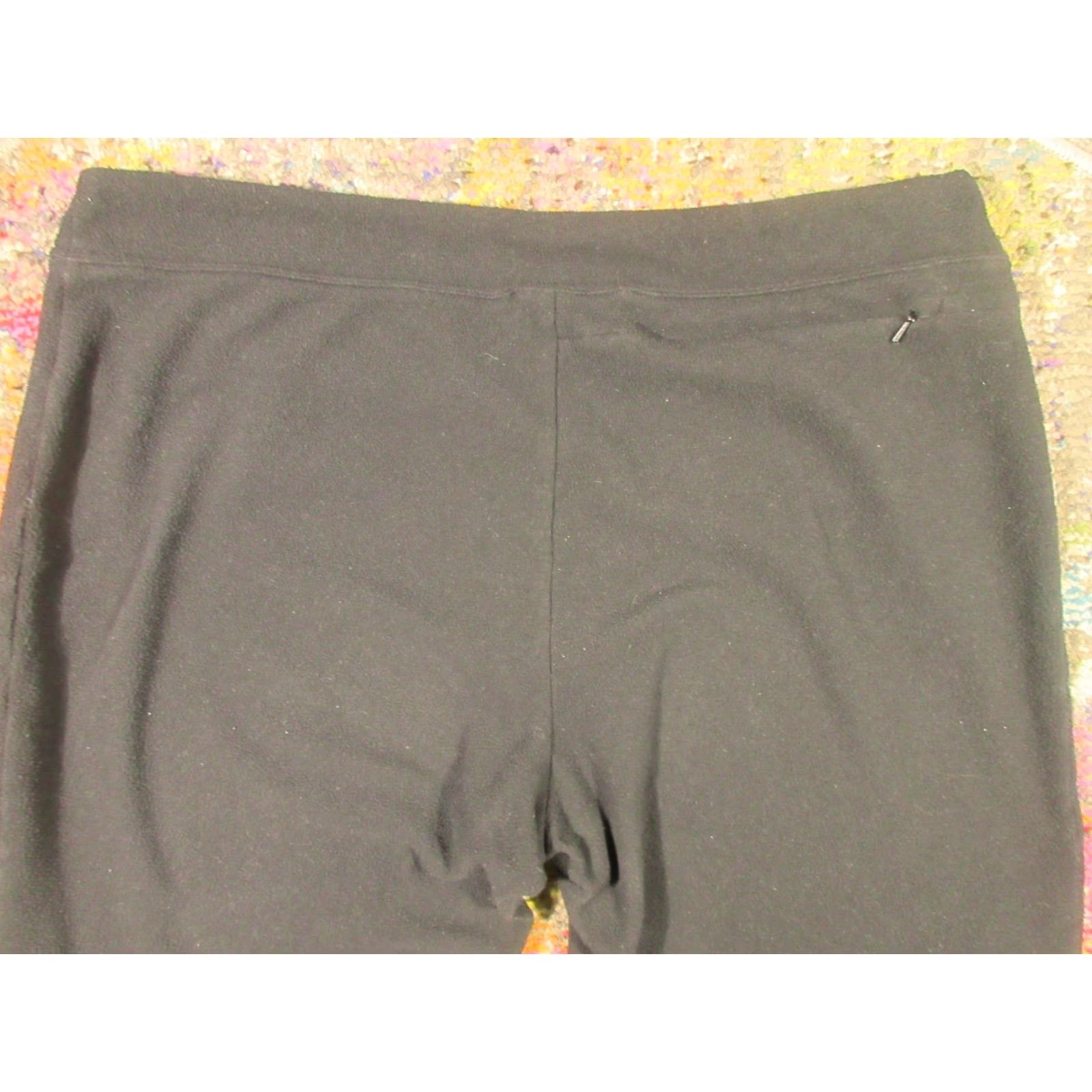 The North Face The North Face Womens Fleece Pants L Black Wide-Leg Sweatpants Casual Outdoor Lounge Size 36" / US 14 / IT 50 - 6 Thumbnail