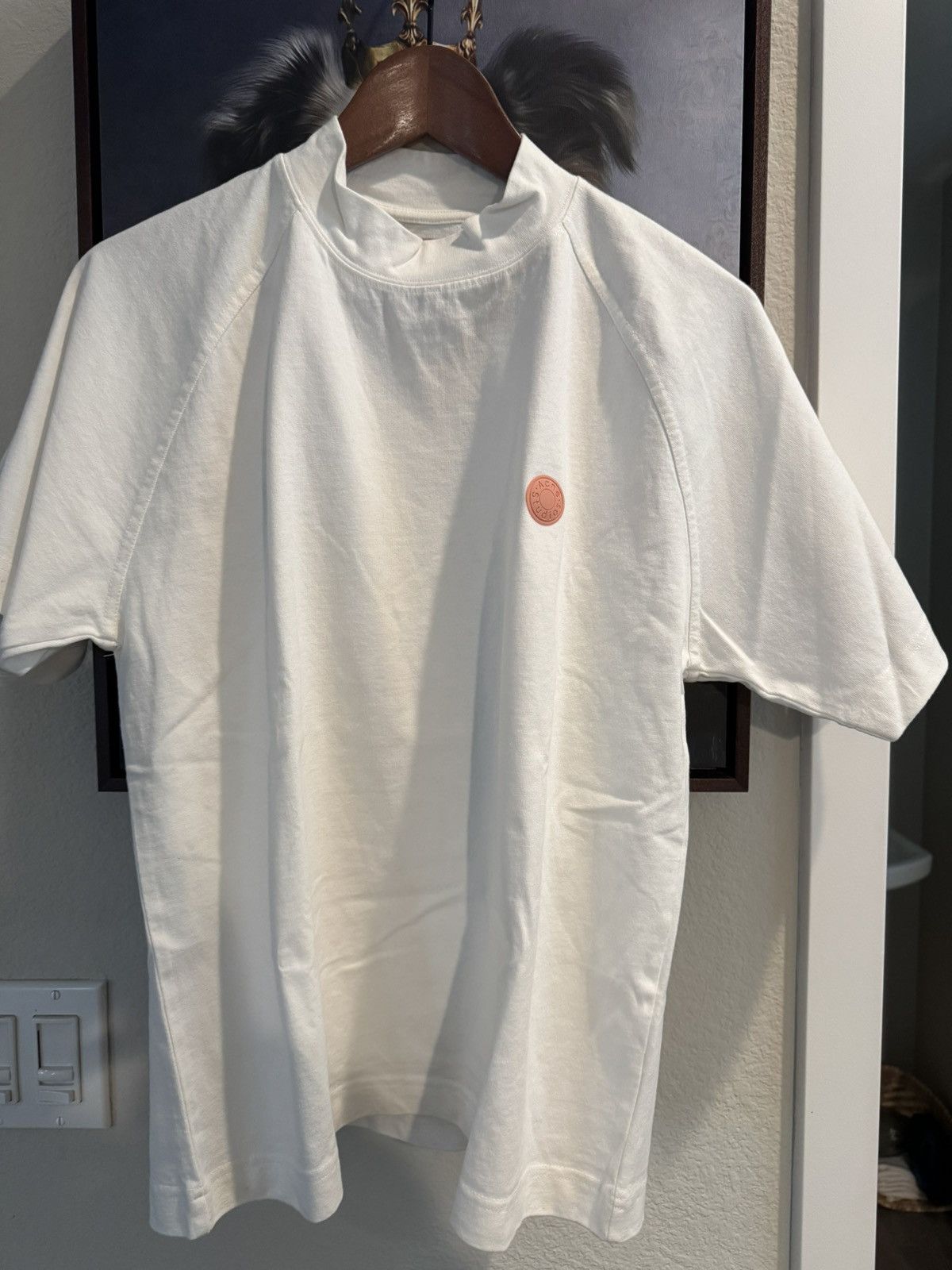 Acne Studios Short Sleeve Mock Neck Acne Studios Shirt Size US XXS / EU 40 - 1 Thumbnail