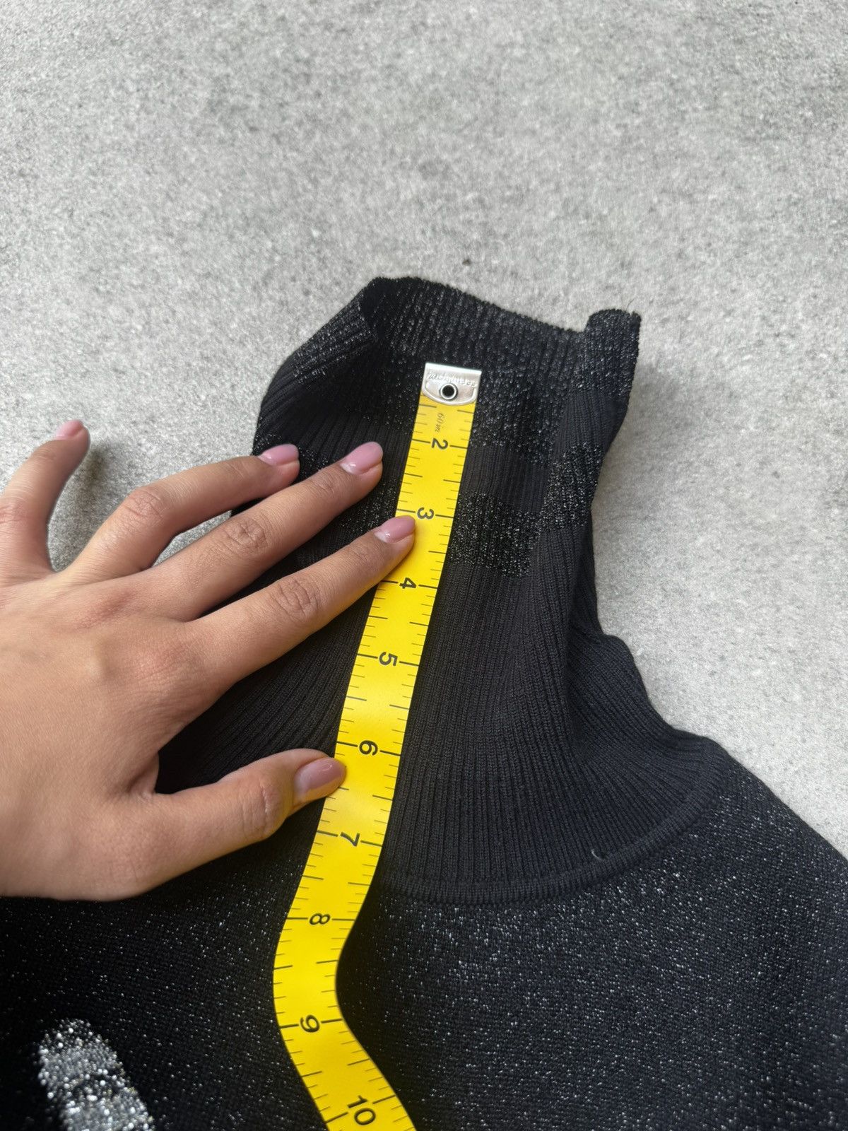 Fendi Fendi Monster Eyes Lurex & Wool Turtleneck Sweatshirt Size M / US 6-8 / IT 42-44 - 13 Thumbnail
