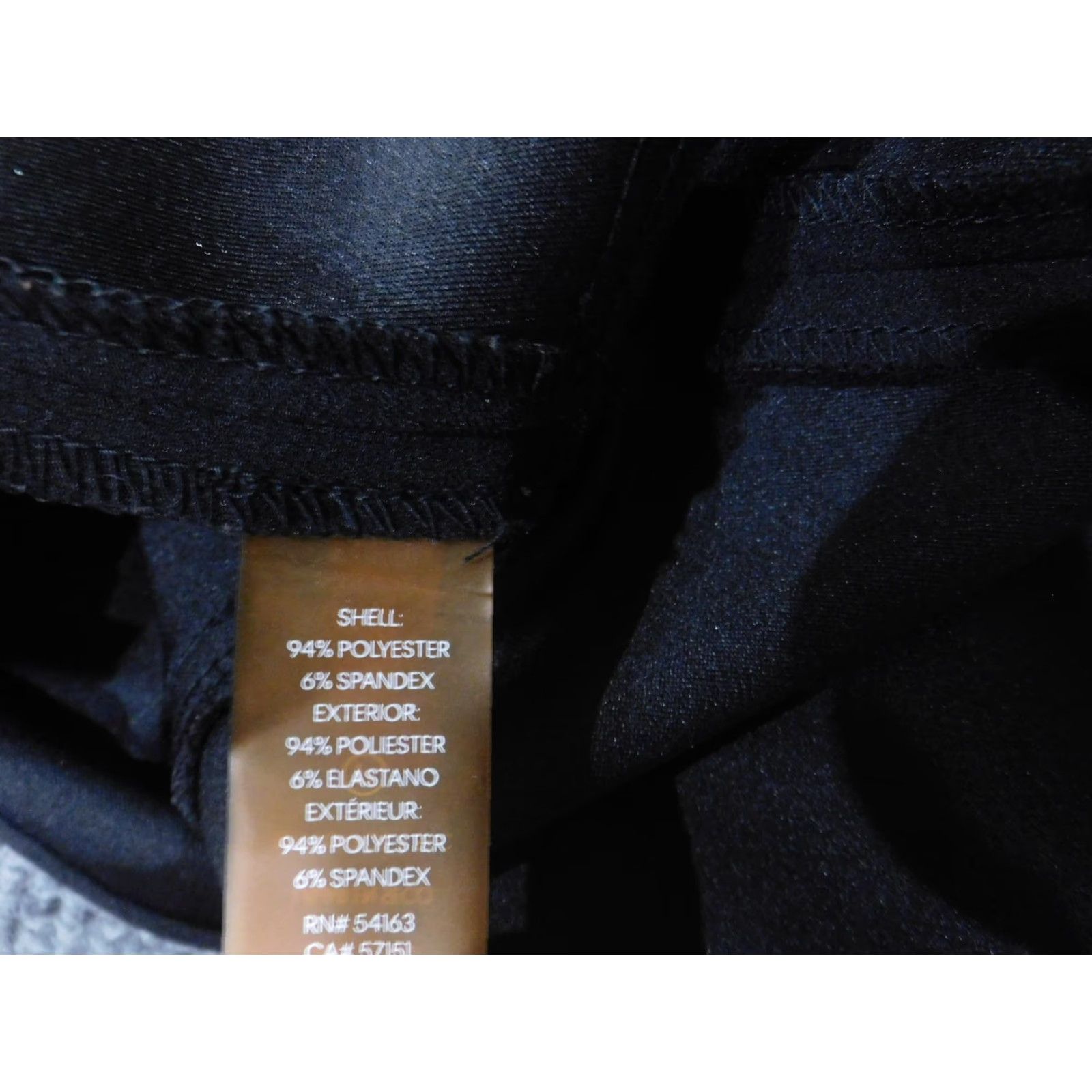 Calvin Klein Calvin Klein Dress Womens 4 Black Hi-Low Sleeveless Ruffle Hem Zip Spandex Polyester Size S / US 4 / IT 40 - 7 Thumbnail
