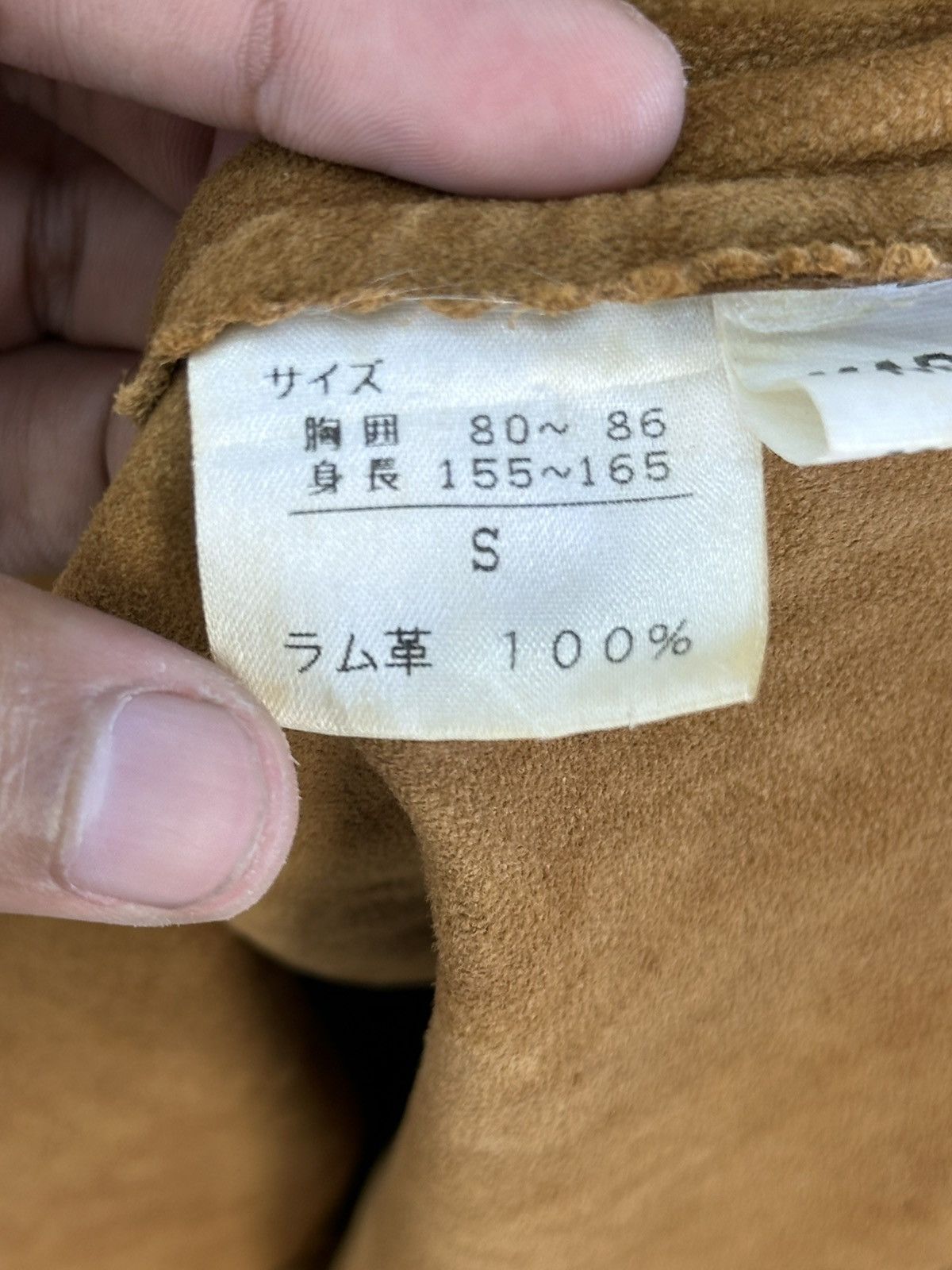Japanese Brand Enzo Rossi Milano Flannel Shirt Lamb Skin Leather Jacket Size US M / EU 48-50 / 2 - 13 Thumbnail