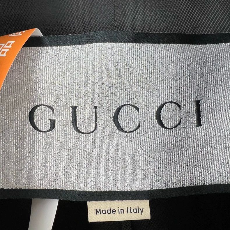 Gucci Gucci Balenciaga black, full of old flowers, short suit Size 48R - 3 Thumbnail