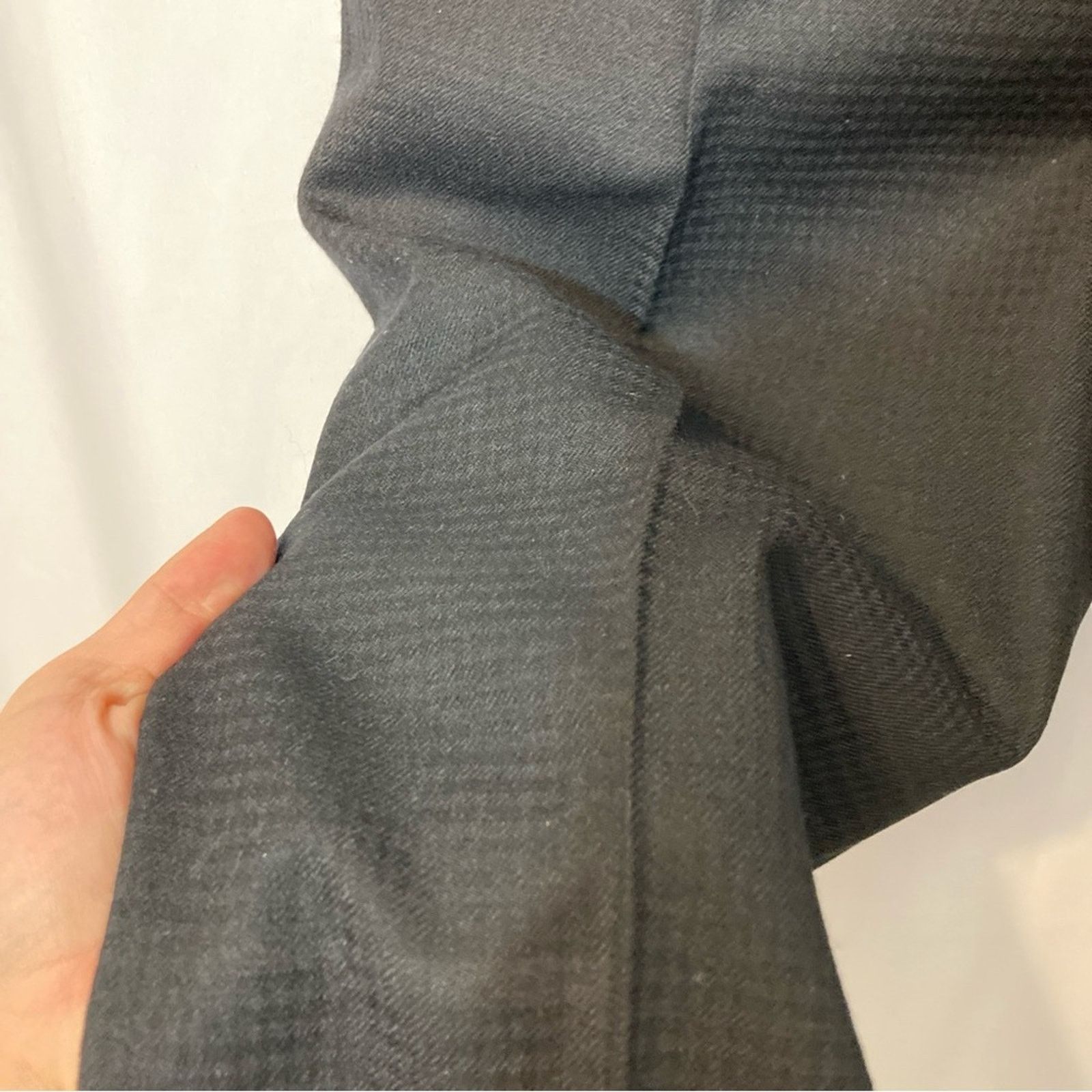 Other Vintage 80s Bassonova Wool Black Plaid High Rise Pants Size 28" / US 6 / IT 42 - 2 Thumbnail