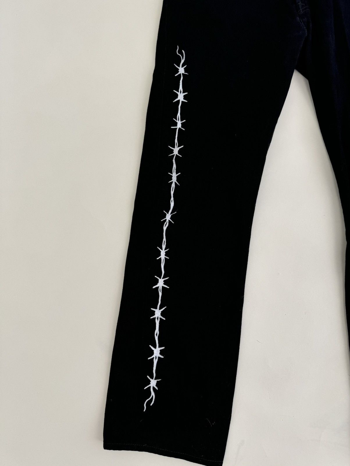 Levi's × Warren Lotas Warren Lotas Barbed Wire Jeans Size US 34 / EU 50 - 3 Thumbnail