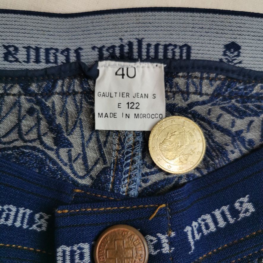 Jean Paul Gaultier AW1994 Jean Paul Gaultier Dragon Slayer Tribal Jeans Vintage Size US 32 / EU 48 - 7 Thumbnail