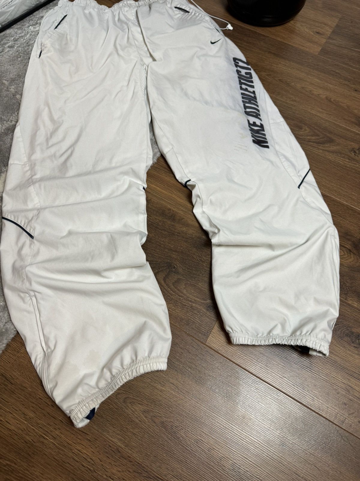 00s Nike Vintage Nylon Joggers Drill Pants Y2K