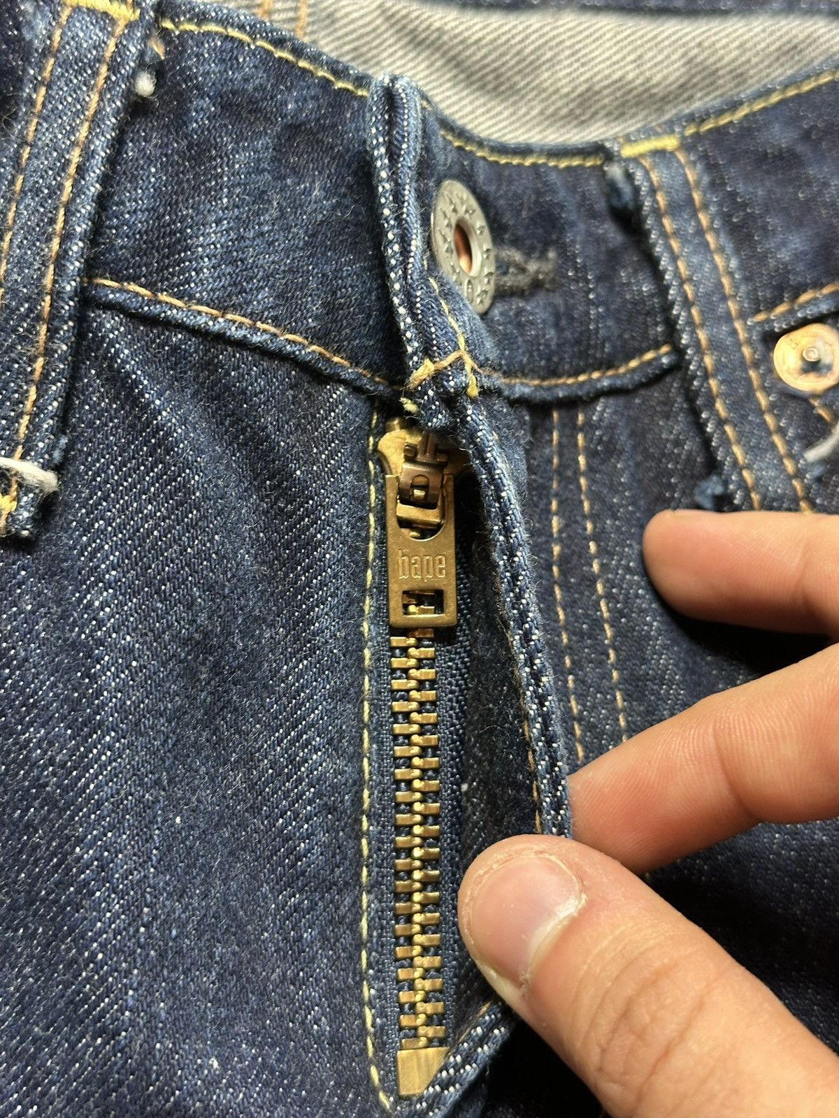 Bape Vintage Bape Embroidered Jeans Size 28" / US 6 / IT 42 - 7 Thumbnail