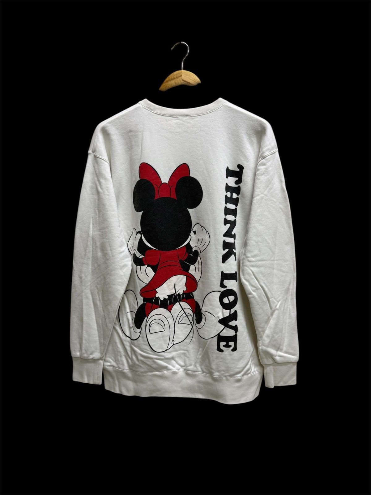 Disney Vintage Mickey Mouse Mirron Printed Sweatshirt Size US L / EU 52-54 / 3 - 2 Thumbnail