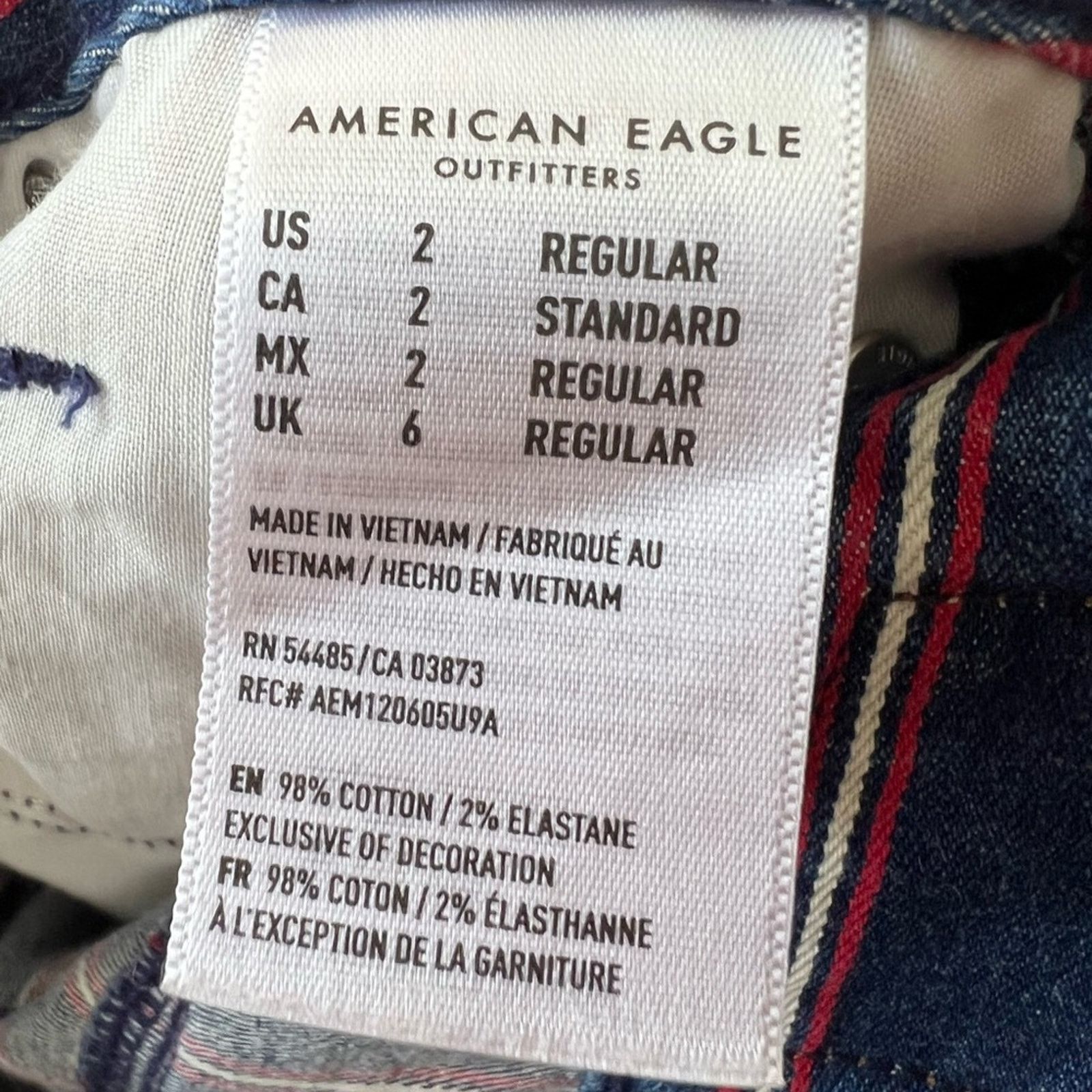 American Eagle Outfitters American Eagle Pinstripe Hi-Rise Mini Skirt Size 2 LIKE NEW Size 26" / US 2 / IT 38 - 3 Thumbnail
