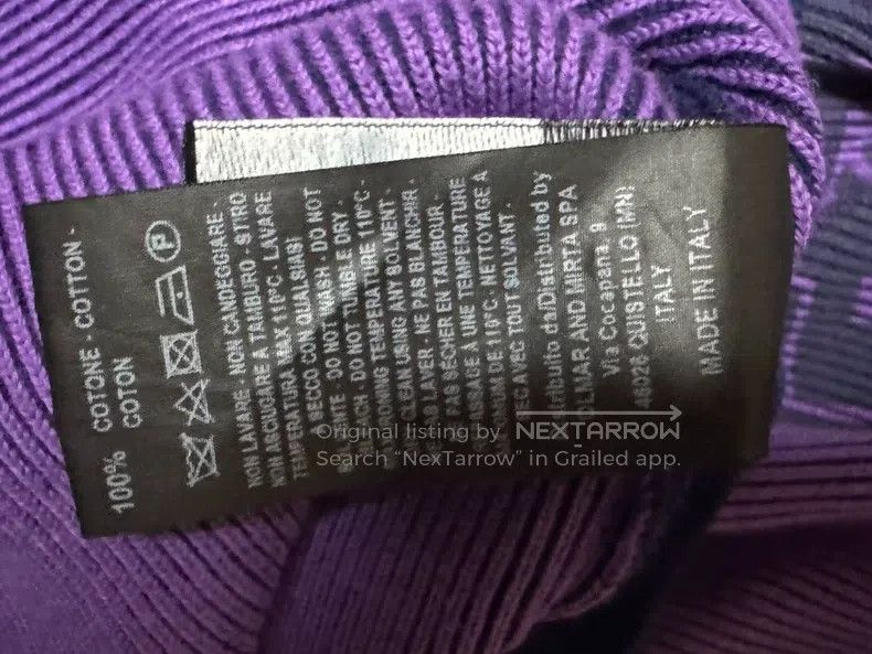 Martine Rose Martine Rose Purple football high-necked sweatshirt Size US S / EU 44-46 / 1 - 6 Thumbnail