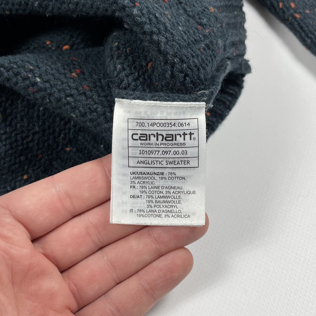 Carhartt Carhartt Anglistic Sweater Knitted Wool Sweater Size US XS / EU 42 / 0 - 9 Thumbnail