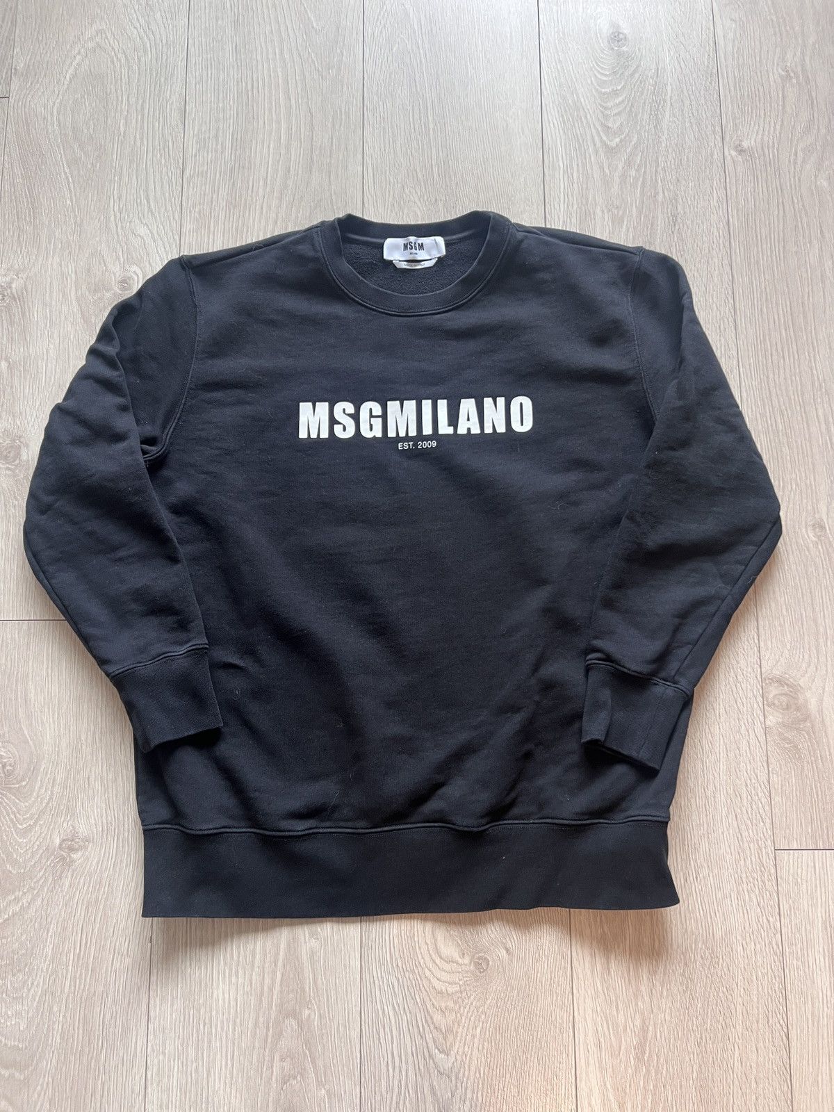 Other MSGM Milano Crewneck Sweatshirt Logo Black Made In Italy Size US M / EU 48-50 / 2 - 1 Thumbnail