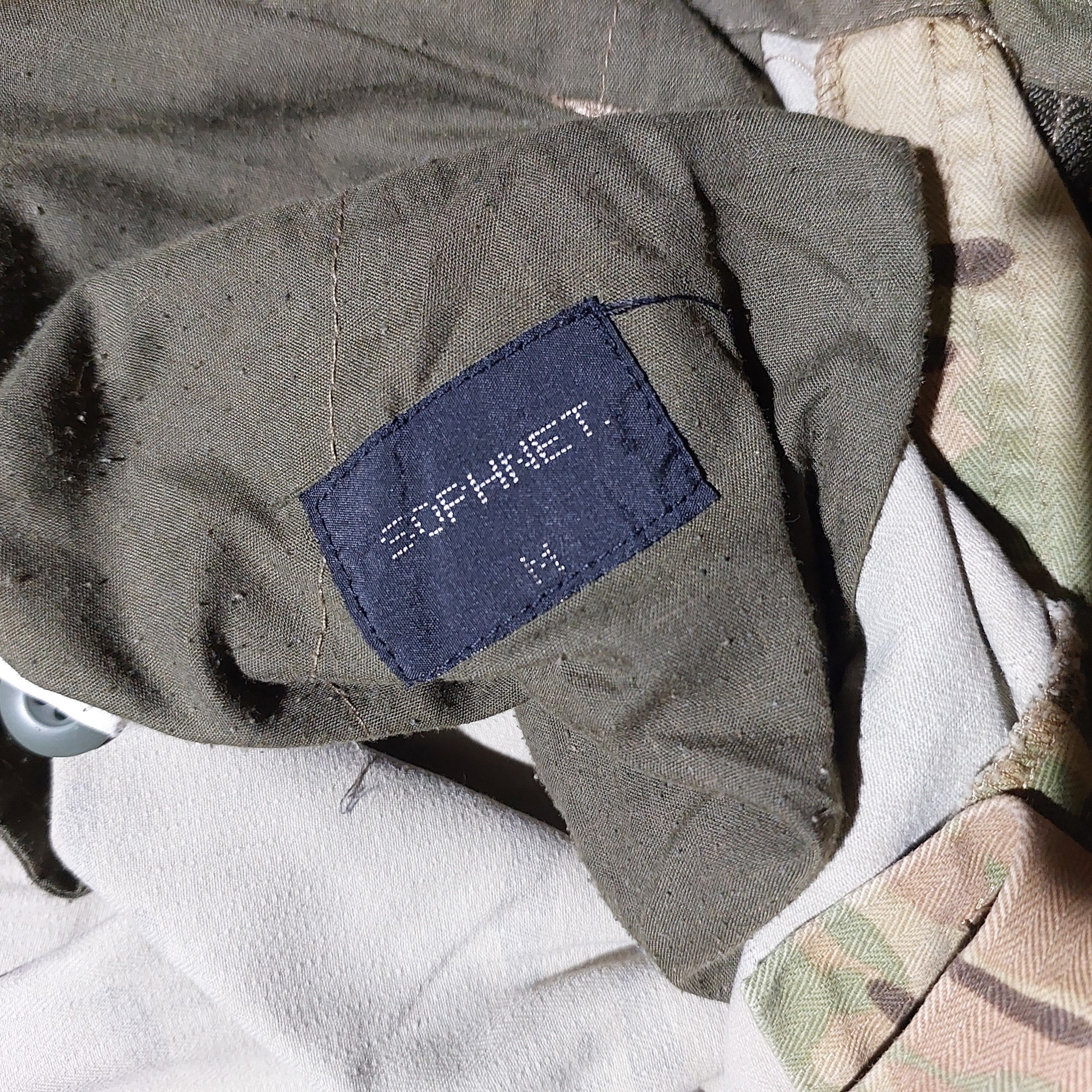 Buzz Rickson's Sophnet Camouflage Paint Splattered Cargo Pants Size US 32 / EU 48 - 11 Thumbnail