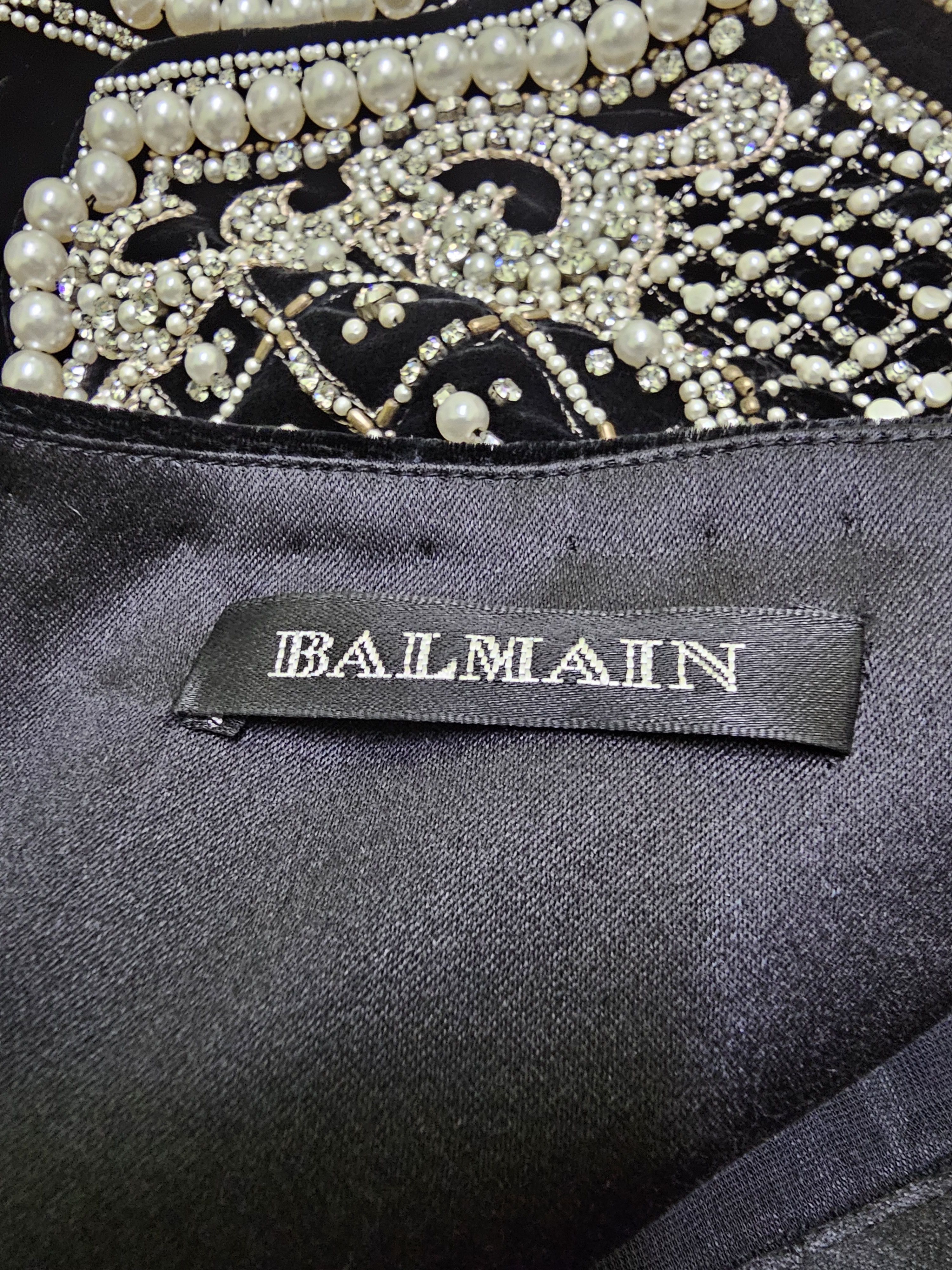 Balmain Balmain super rare 12FW baroque pearl embellished blouse Size US XS / EU 42 / 0 - 7 Thumbnail