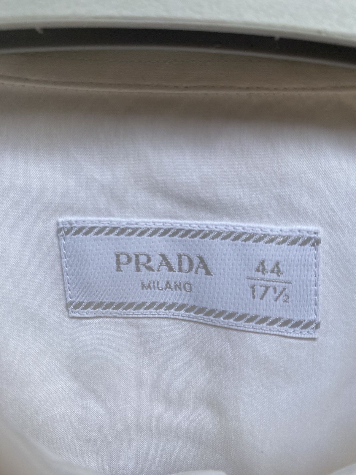 Prada PRADA FORMAL WHITE SHIRT LONG SLEEVE Size US XXL / EU 58 / 5 - 4 Thumbnail