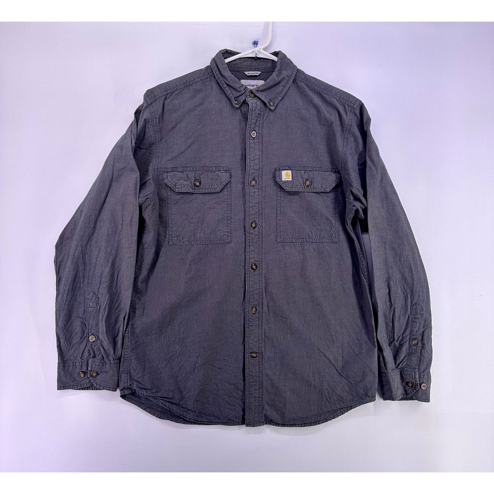 Carhartt Carhartt Men's Long Sleeve Button Up Shirt Size Large Size US M / EU 48-50 / 2 - 1 Thumbnail