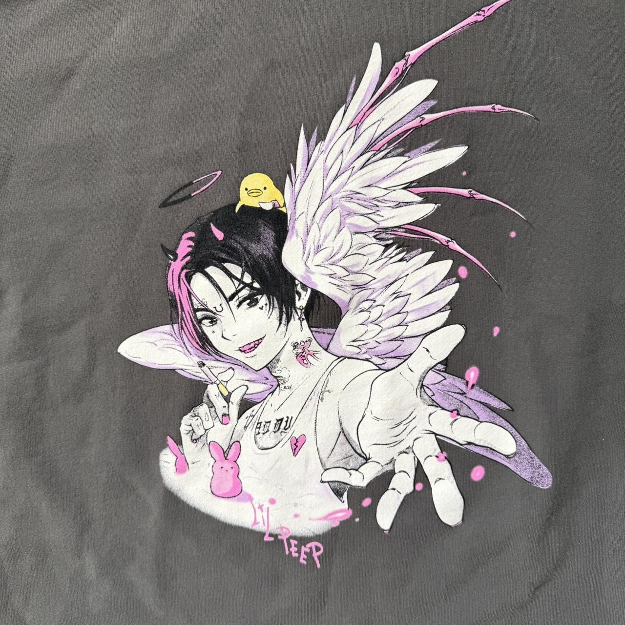 Lil Peep Rose in Good Faith Lil Peep Grey Boxy Oversized Hoodie Size US L / EU 52-54 / 3 - 3 Thumbnail