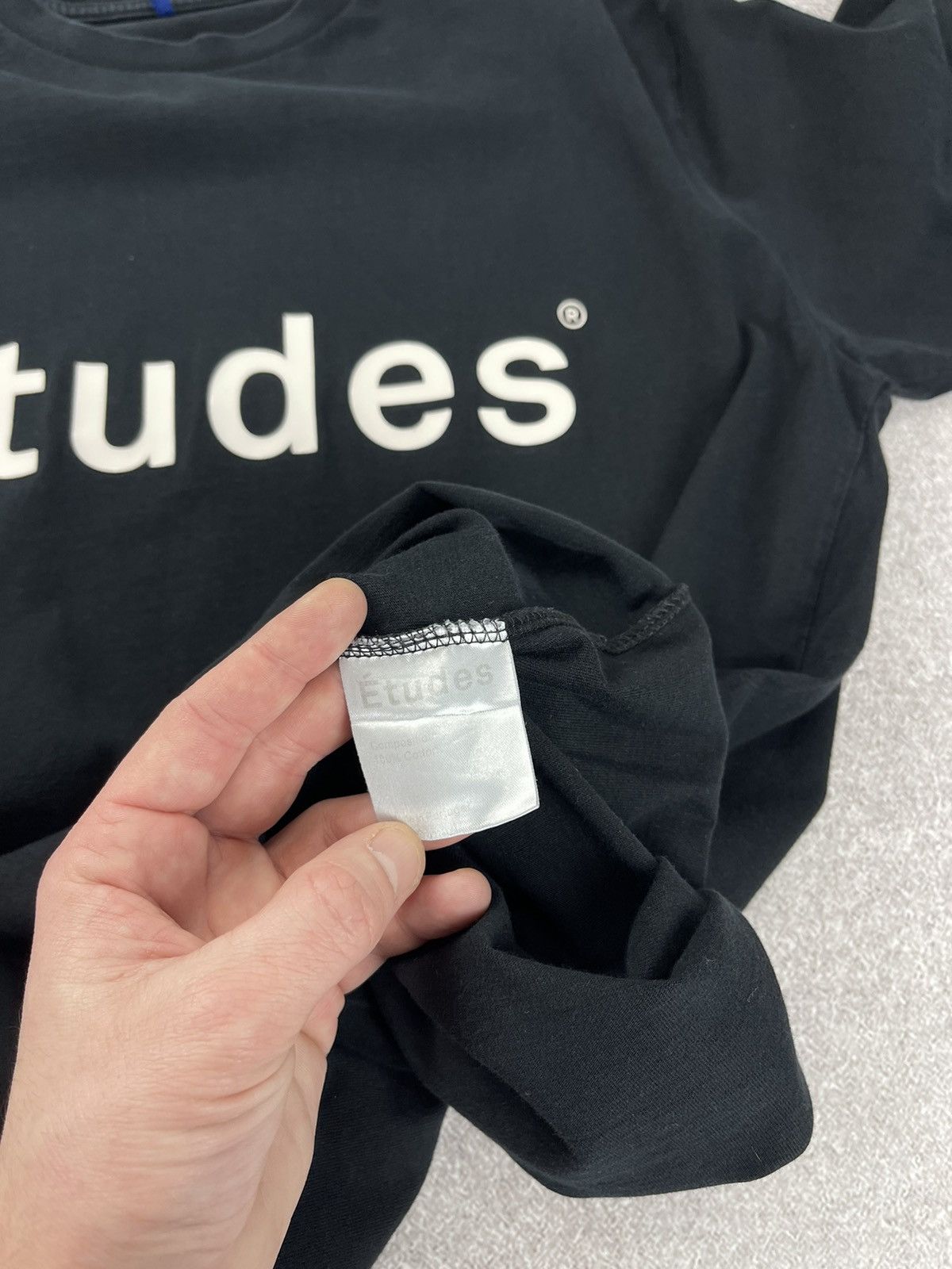 Etudes Etudes Logo Tee T-Shirt Size US L / EU 52-54 / 3 - 9 Thumbnail
