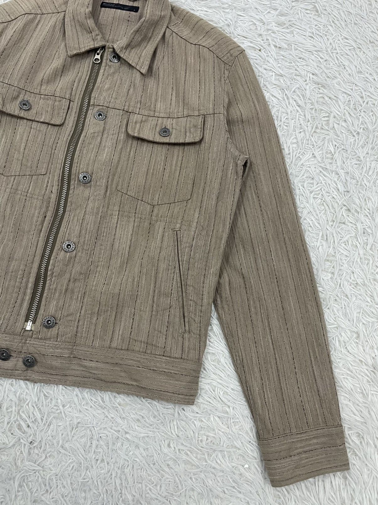 Japanese Brand MODERM Personality Pursuing Type Buttons & Zipper Jacket Size US L / EU 52-54 / 3 - 4 Thumbnail