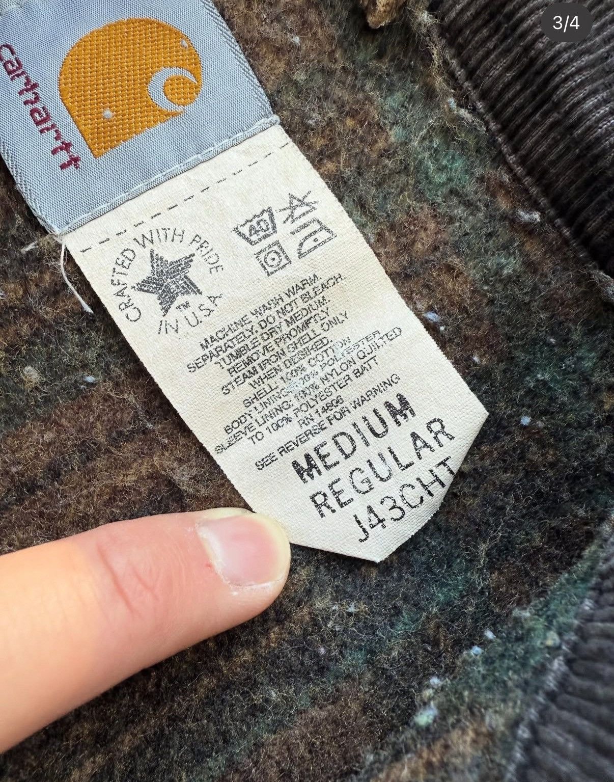 Carhartt Carhartt J43 CHT Medium Size US M / EU 48-50 / 2 - 3 Thumbnail