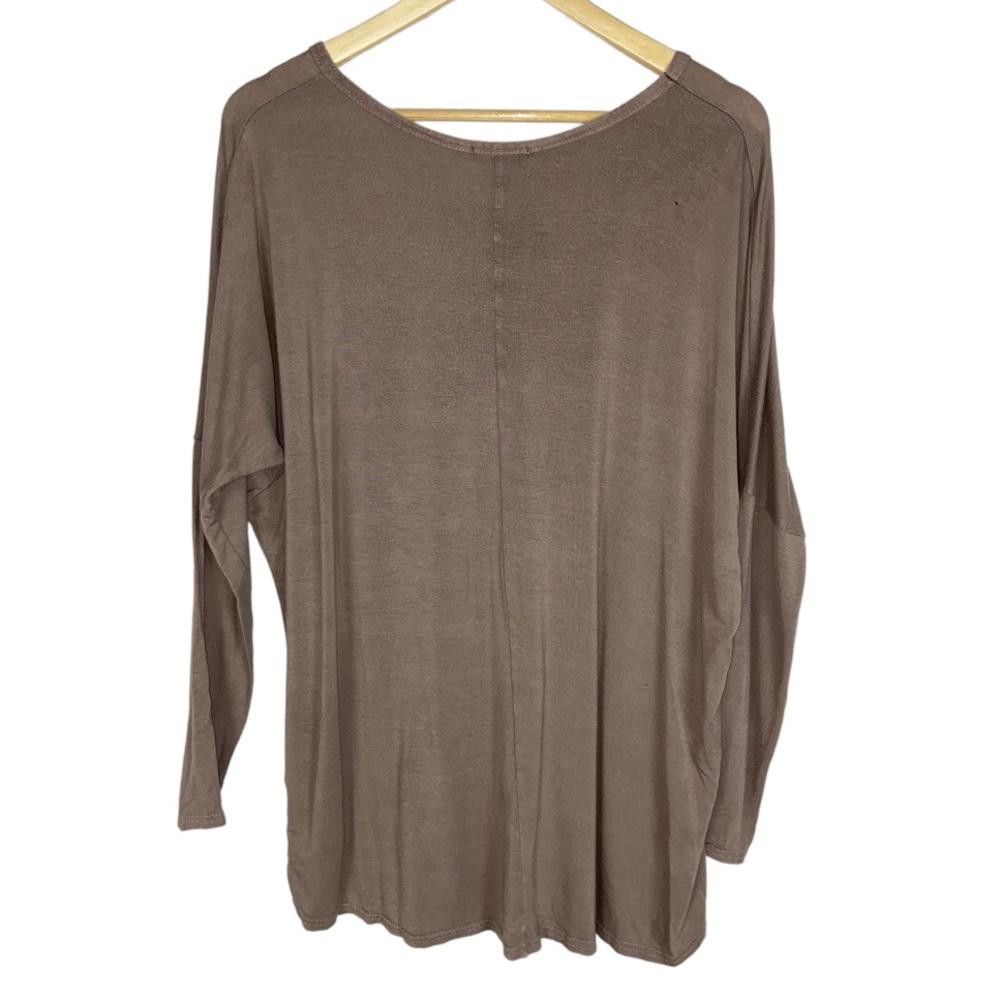 Designer Oversized High Low Boho Blouse Size Medium Size S / US 4 / IT 40 - 2 Thumbnail