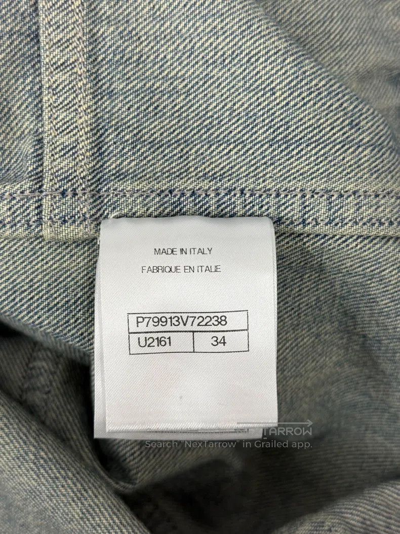 Chanel Chanel 25A tweed rolled-edged denim jacket Size XXS / US 00 / IT 34 - 5 Thumbnail