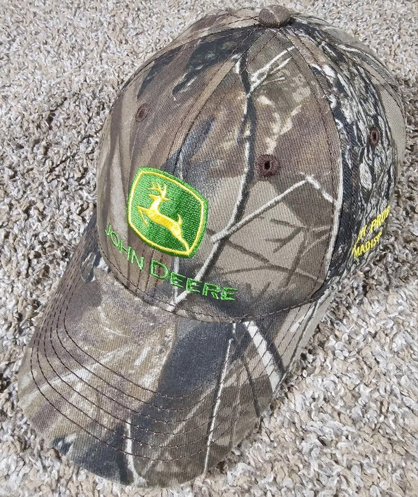 John Deere John Deere Tech Program Madison WI camo snapback hat Size ONE SIZE - 1 Thumbnail