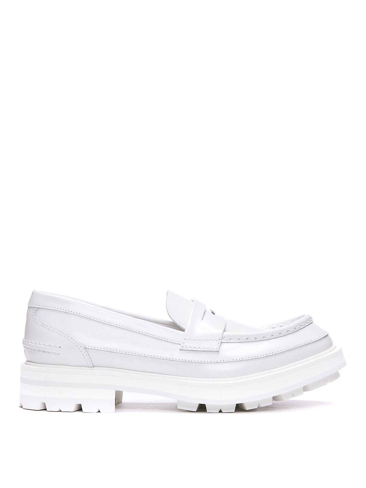 Alexander McQueen o1y1024 Loafers in Off White Size US 6 / EU 39 - 2 Thumbnail