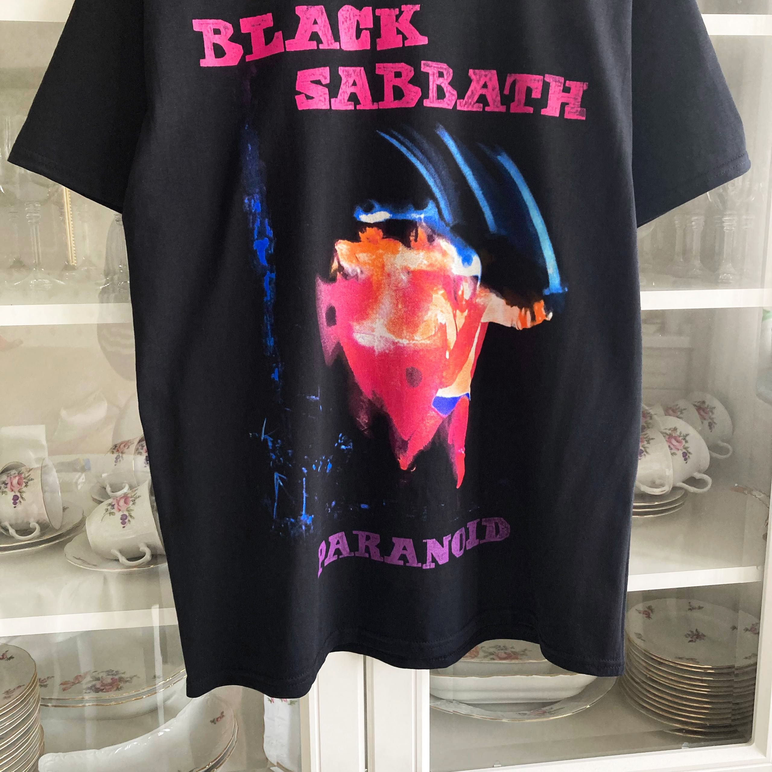 Band Tees T-shirt Black Sabbath - Paranoid - rock metal Size US L / EU 52-54 / 3 - 3 Thumbnail