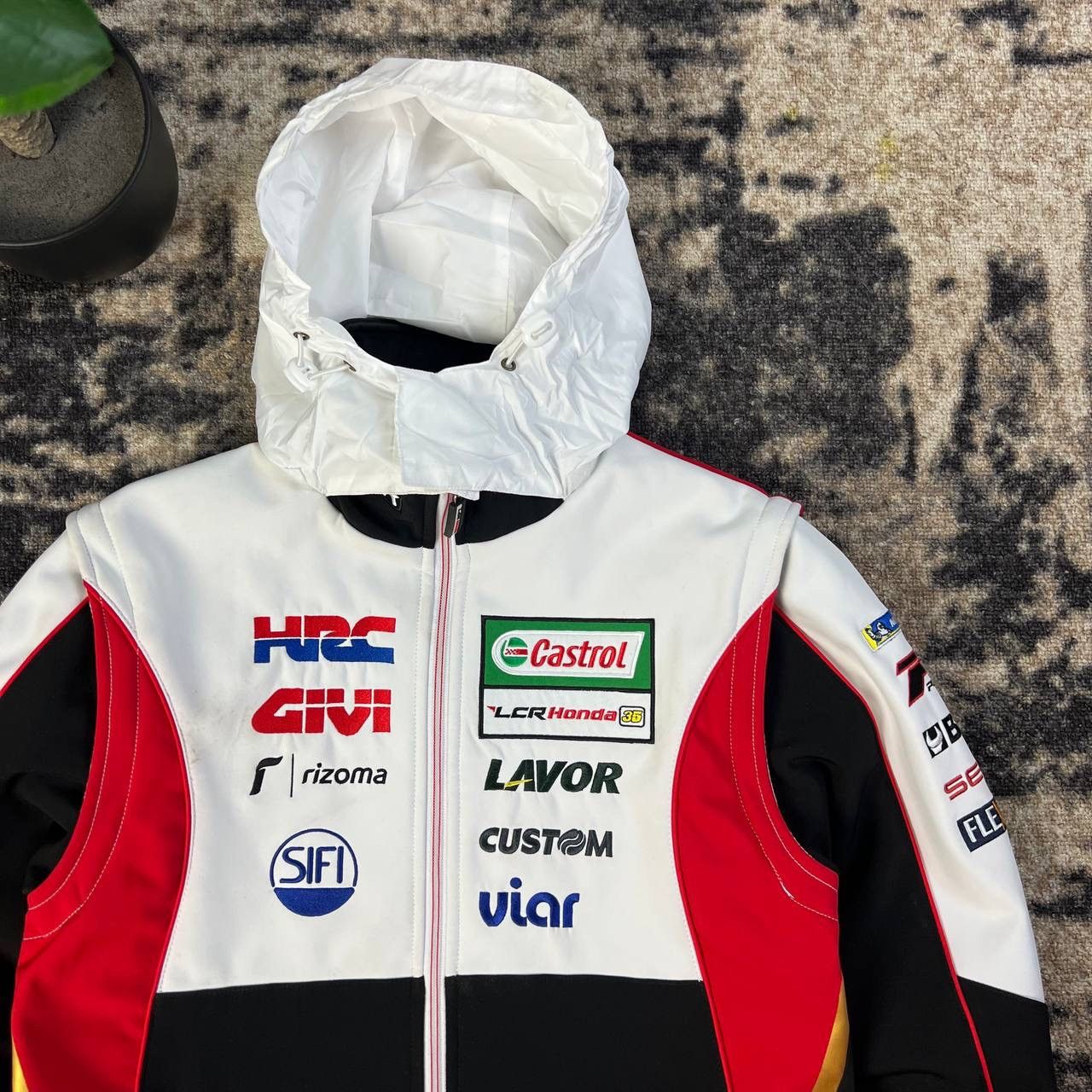 Honda Honda Big Embroidered Logo Zip Up Racing Jacket Size US S / EU 44-46 / 1 - 5 Thumbnail