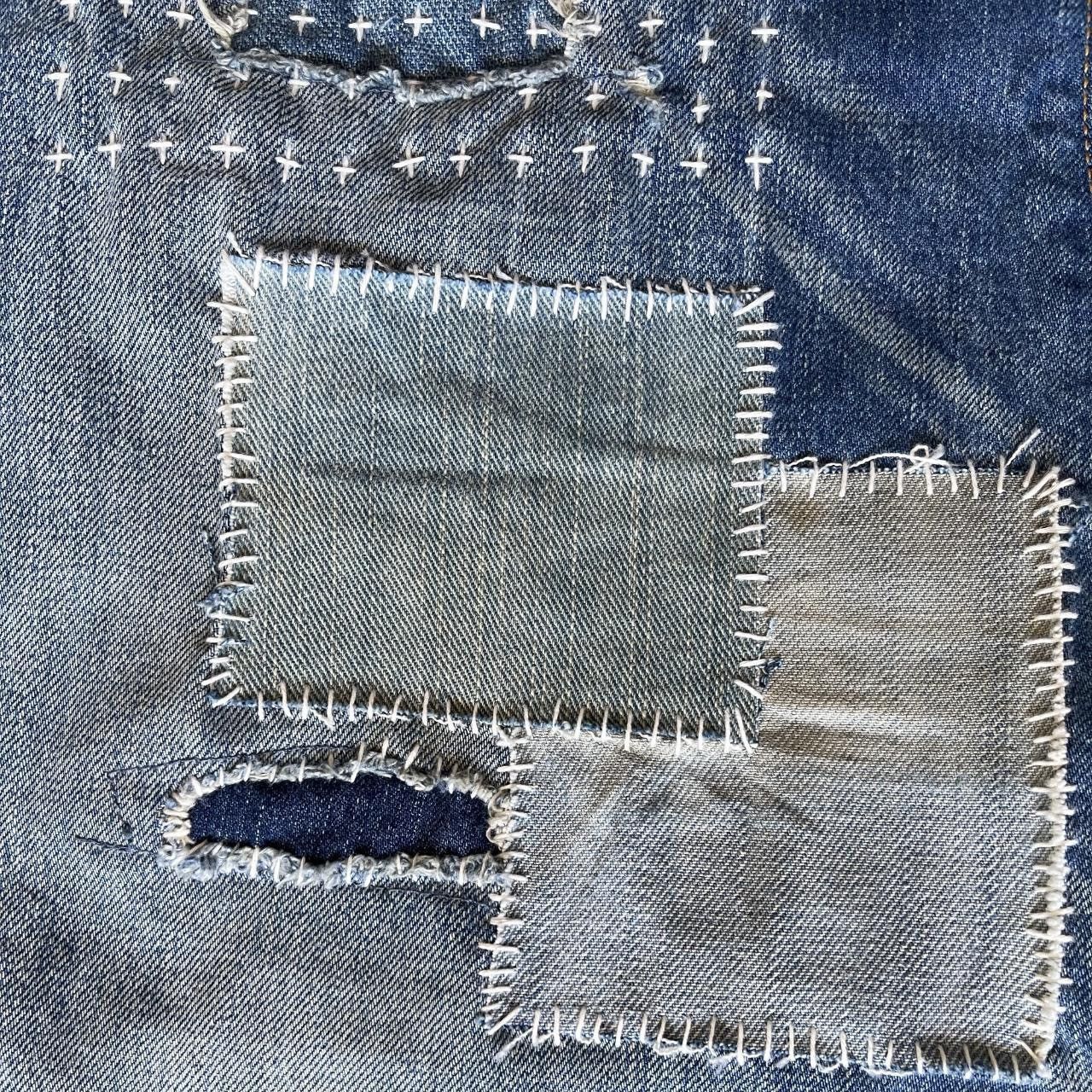 Kapital × Kapital Kountry × Levi's Boro Patchwork Sashiko Embroidered Jeans Size US 32 / EU 48 - 5 Thumbnail