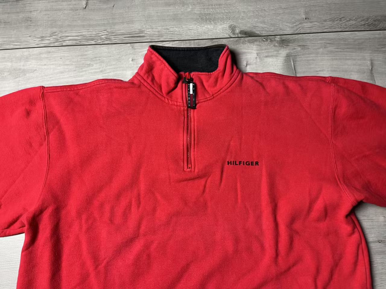 Tommy Hilfiger Tommy Hilfiger sweatshirt 1/4 zip vintage size XLarge Size US XL / EU 56 / 4 - 2 Thumbnail