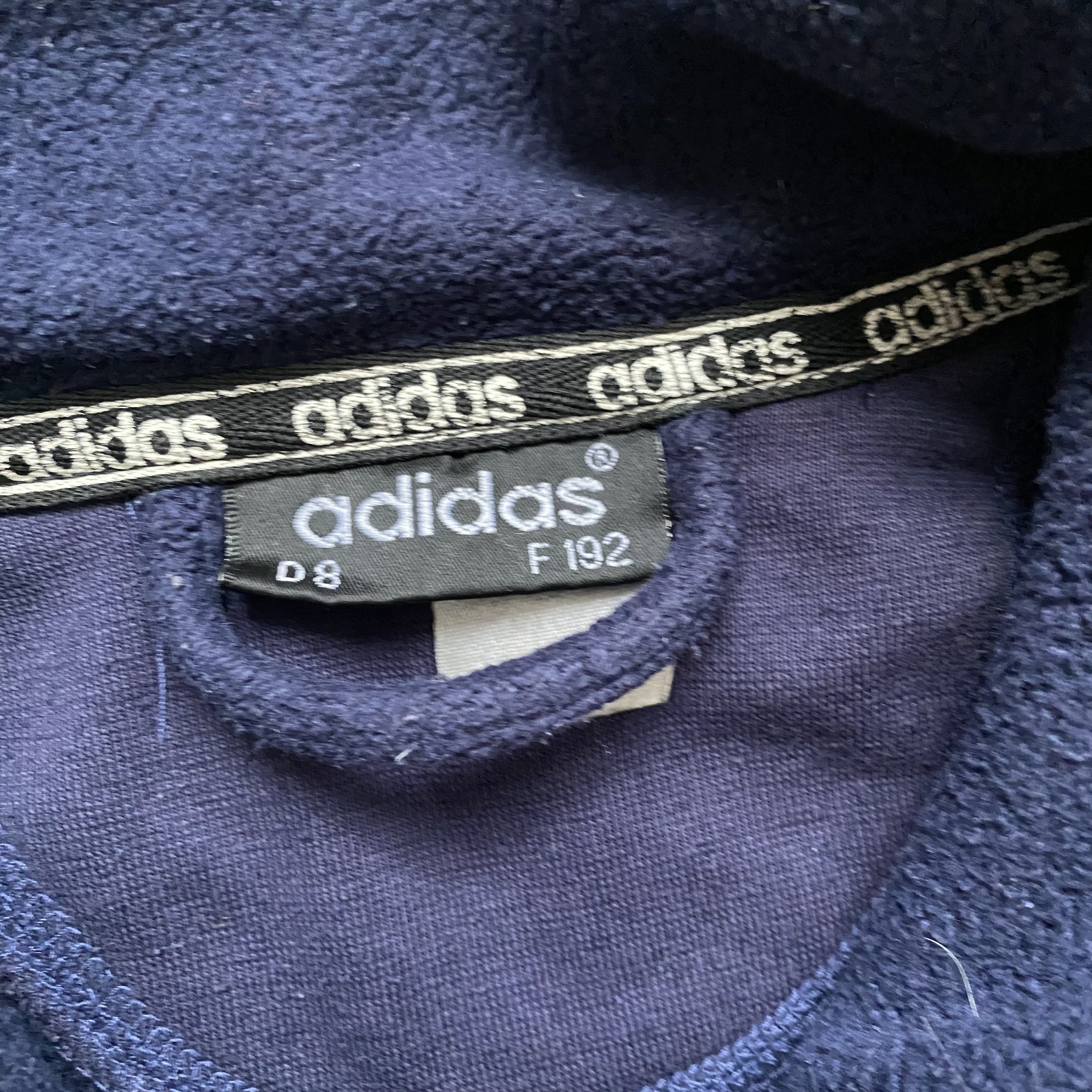 Adidas Vintage 90s Adidas zip fleece Sweater jacket outdoor Size US XL / EU 56 / 4 - 7 Thumbnail