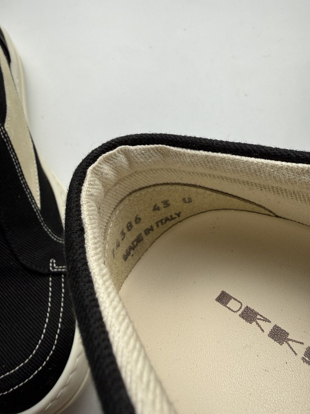 Rick Owens Drkshdw Rick Owens Drkshdw Laceless Vans Size US 10 / EU 43 - 6 Thumbnail