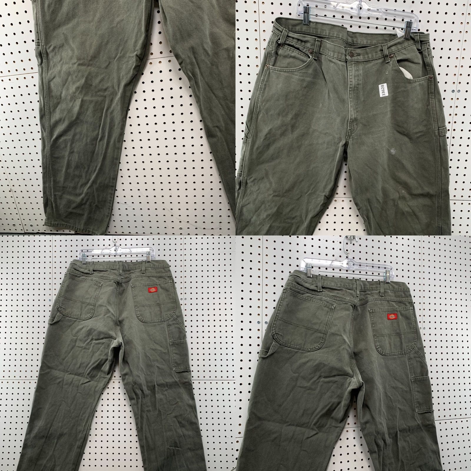 Dickies VINTAGE Dickies Pants Mens 38 Cavas Carpenter Men FITS Size 38X33 Olive Workwear Size US 38 / EU 54 - 8 Thumbnail