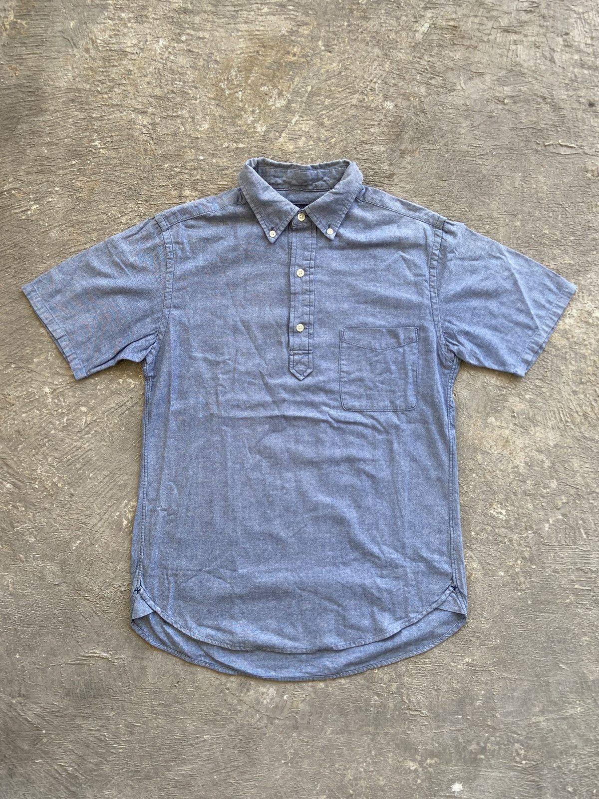 Beams Plus 2000s Beams Plus - Ivy Style Western Half Button Shirt Size US S / EU 44-46 / 1 - 1 Thumbnail