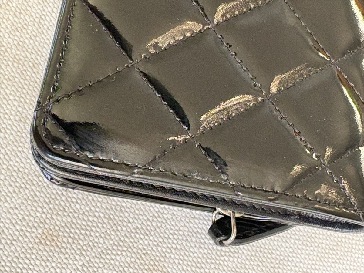 Chanel Chanel quilted patent leather black wallet Size ONE SIZE - 9 Thumbnail