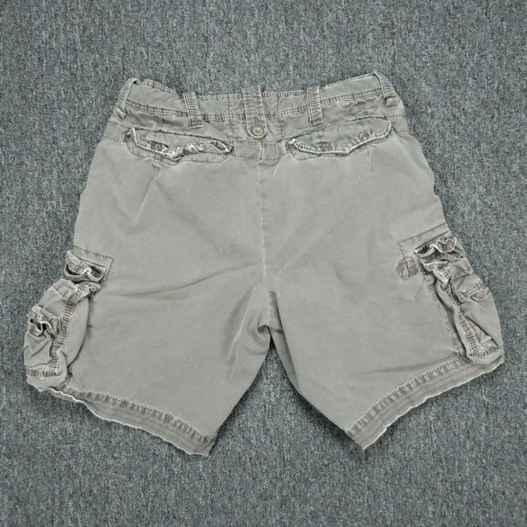 Polo Ralph Lauren Polo Ralph Lauren Shorts Mens 34 Gray Cargo Pocket Distressed VTG Size US S / EU 44-46 / 1 - 4 Thumbnail
