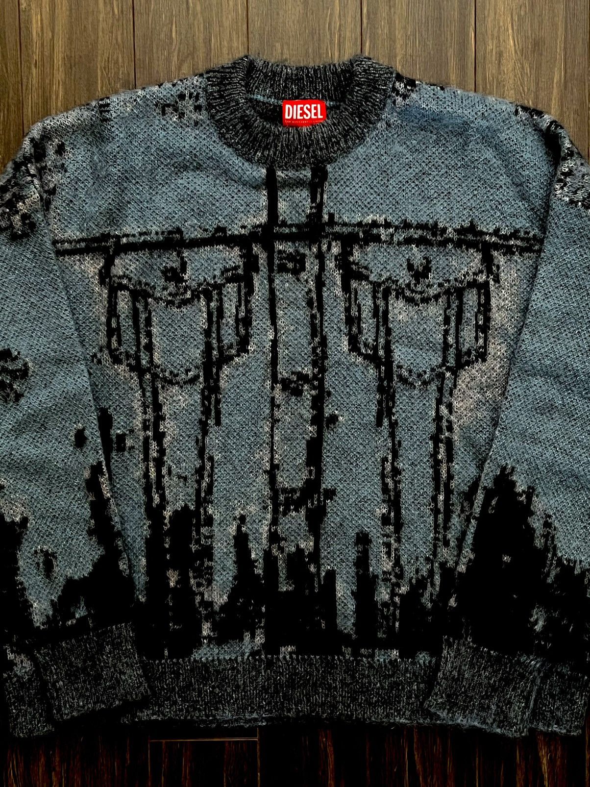 Diesel Diesel Knit Denim XL made in Italy Size US XL / EU 56 / 4 - 1 Thumbnail