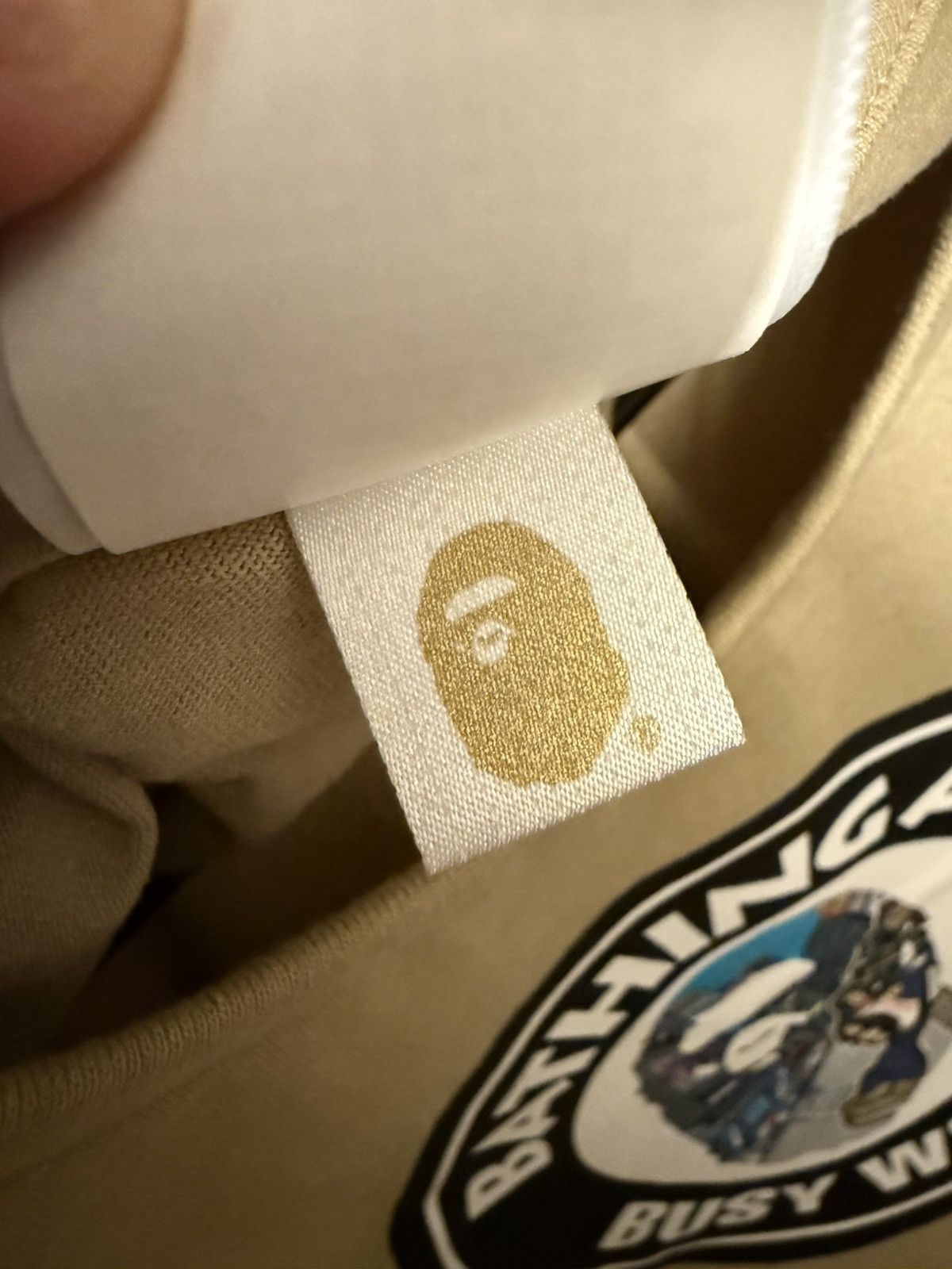 Bape Bape comic art tee beige size M Size US M / EU 48-50 / 2 - 4 Thumbnail