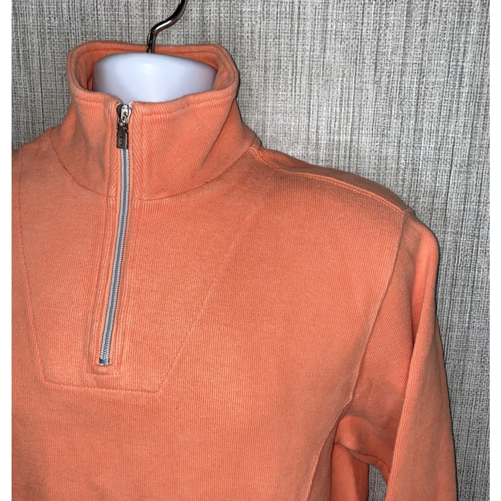 Tommy Bahama Tommy Bahama Orange 1/2 Zip Pullover Sweater - Men - Size S - Cotton Knit - Solid - Vintage? No Size US S / EU 44-46 / 1 - 2 Thumbnail