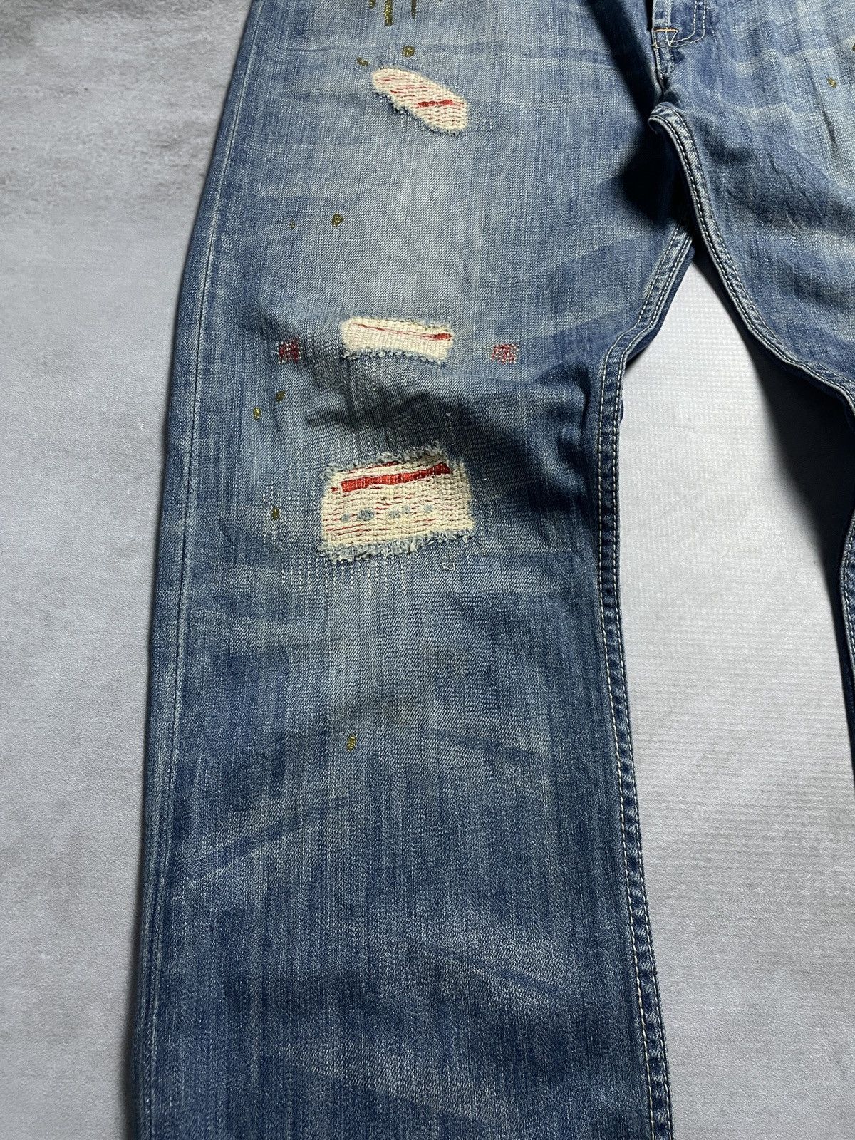 CLOT × Levi's Clot X Levi’s 501 Crash Patch Denim Pants Size US 36 / EU 52 - 5 Thumbnail